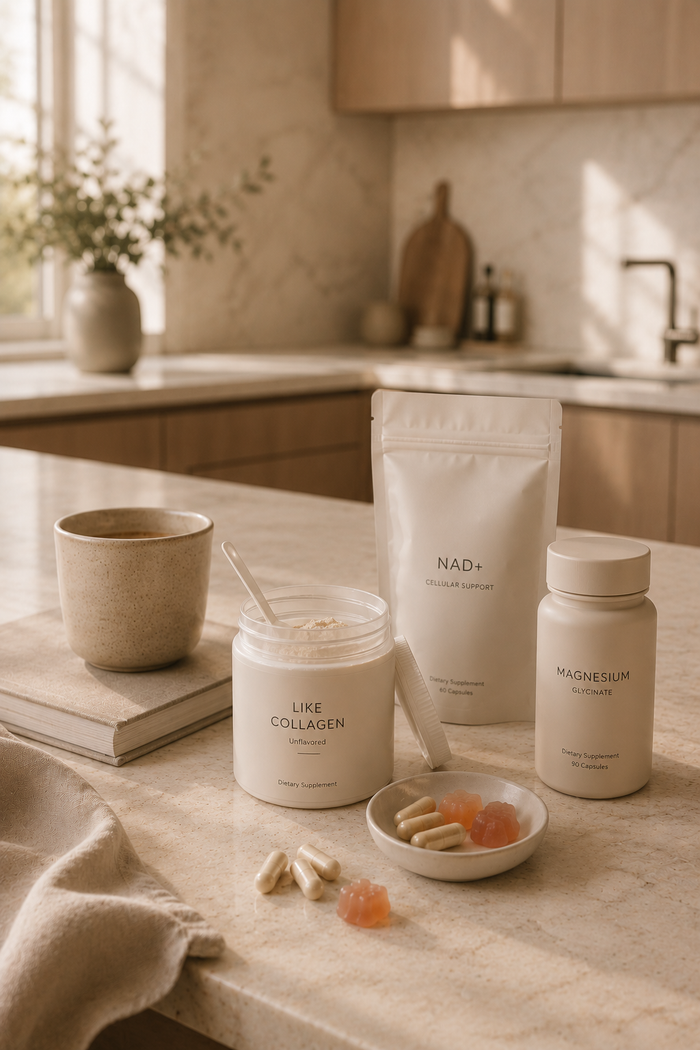 Supplements Radiance collection — luxury wellness