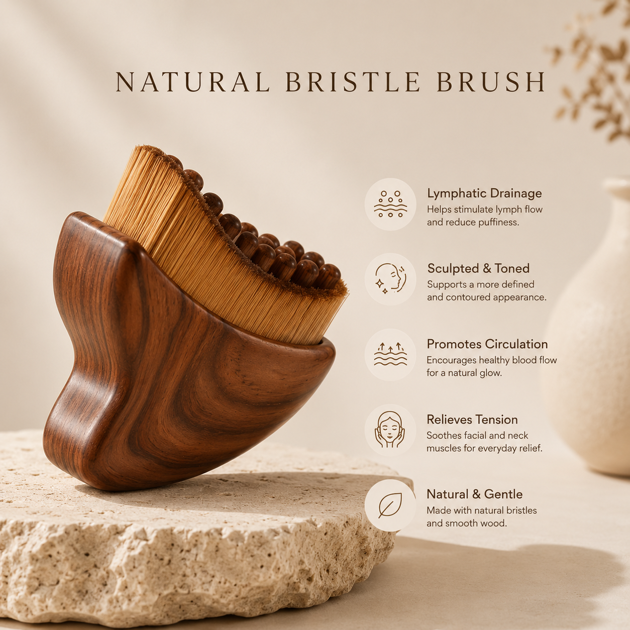 Lymphatic Drainage Face Brush