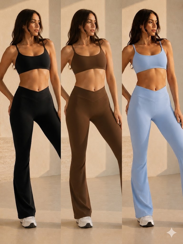Crossover Flare Leggings
