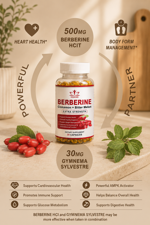 Berberine and Cinnamon Capsules