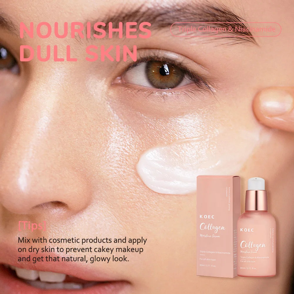 Collagen serum texture